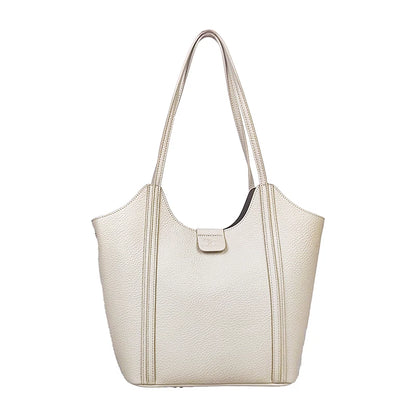 Women's Soft Leather Tote Bag – Luxury Shoulder Handbag