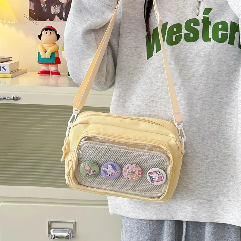 Japanese Ita Crossbody Bag for Women – Clear Window Display