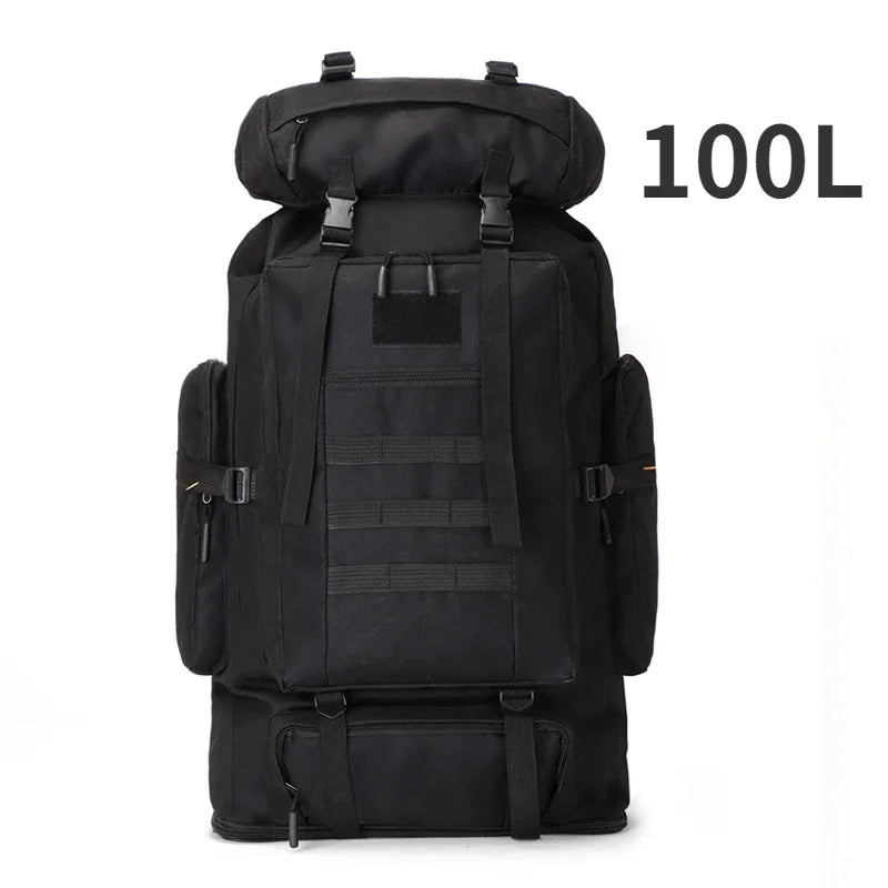Tactical Backpack 80L/100L – Military Hiking & Camping Bag