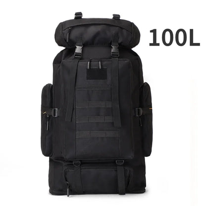 Tactical Backpack 80L/100L – Military Hiking & Camping Bag