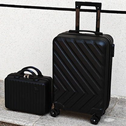 2-Piece Luggage Set – 20-Inch Trolley Suitcase & 14-Inch Mini Case