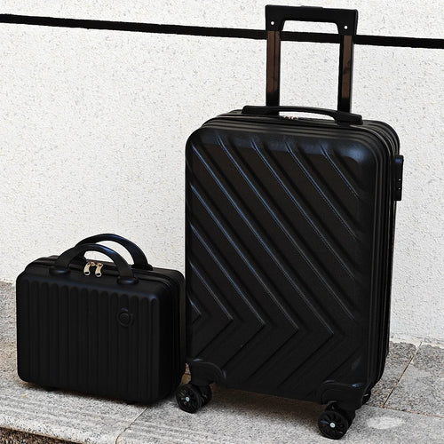 2-Piece Luggage Set – 20-Inch Trolley Suitcase & 14-Inch Mini Case