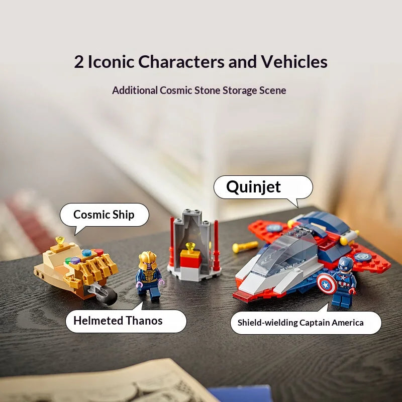 LEGO Marvel 76319 Captain America vs. Thanos Building Set