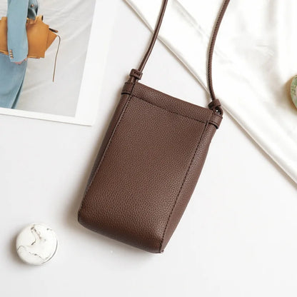 PU Leather Crossbody Phone Purse for Women – Mini Shoulder Bag