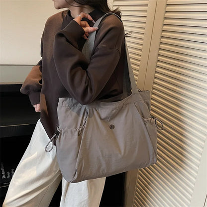 Oxford Tote Bag – Lightweight Multi-Pocket Shoulder Bag