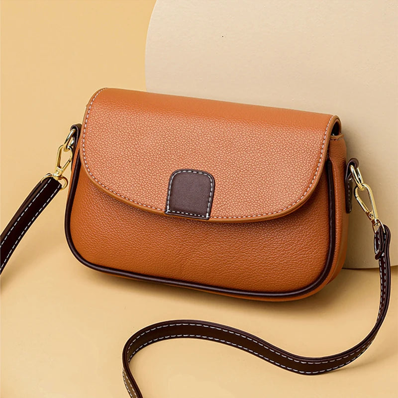 Crossbody Shoulder Bag for Women – PU Leather Flap Handbag