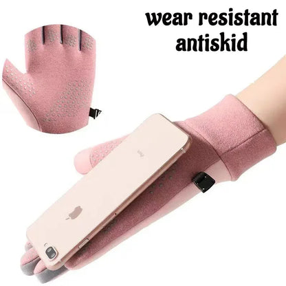 Waterproof Winter Sports Gloves – Anti-Slip Touchscreen Cycling