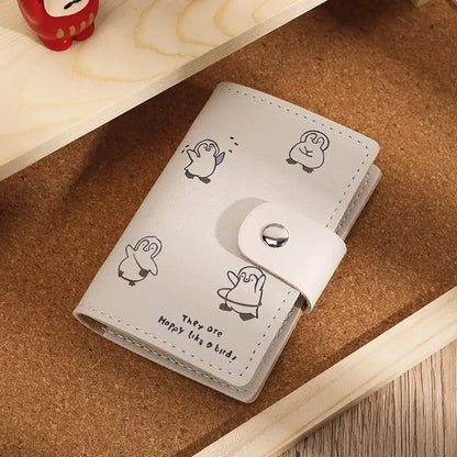 Cute Cartoon Card Holder Wallet – Anti-Theft ID & Credit Card Case