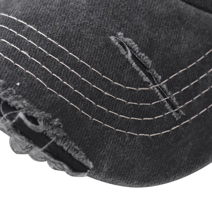 Vintage Washed Baseball Cap – New Orleans Embroidery Snapback