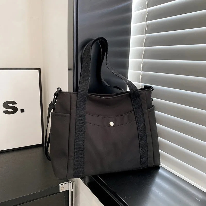 Large Capacity Nylon Crossbody Bag for Women