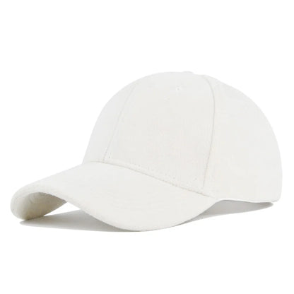 Suede Baseball Cap – Unisex Snapback Hat for Men & Women