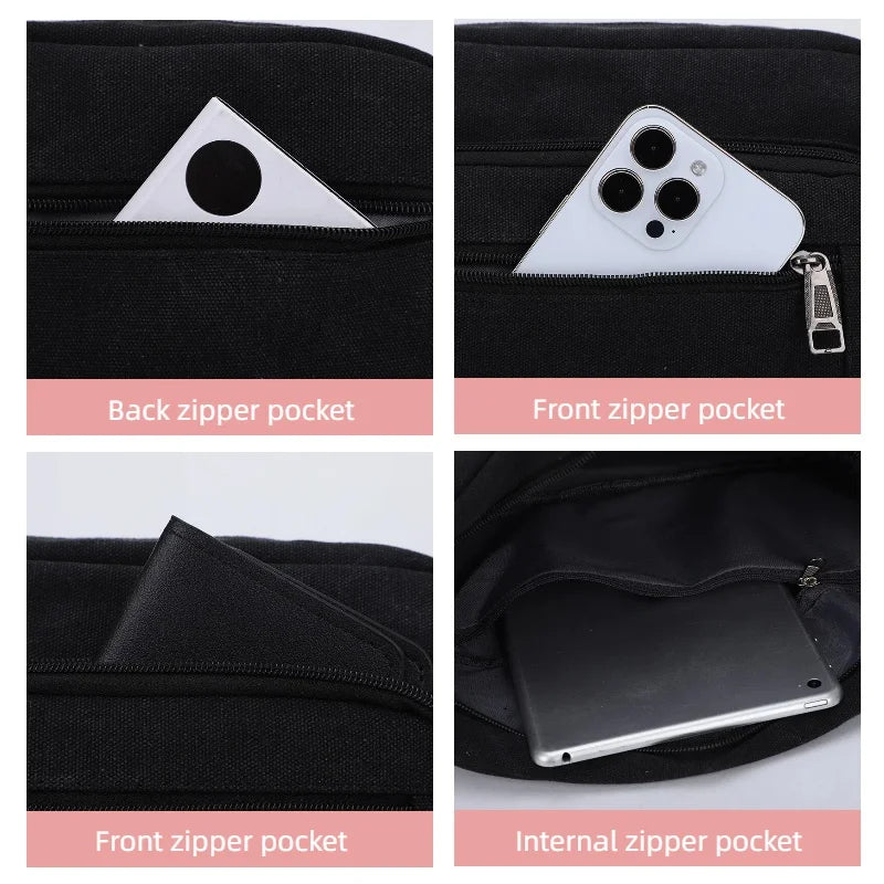 Men's Shoulder Crossbody Bag Multi-Compartment