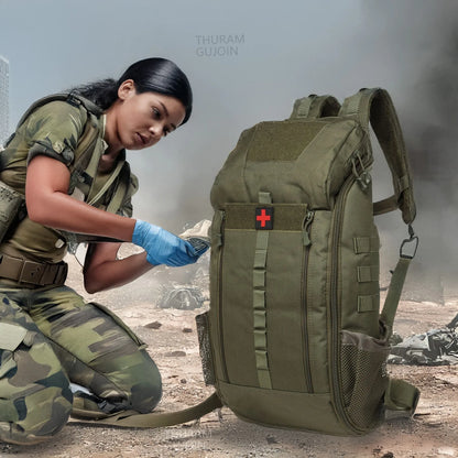 40L Tactical Backpack Waterproof Medical Bag for Hiking & Camping