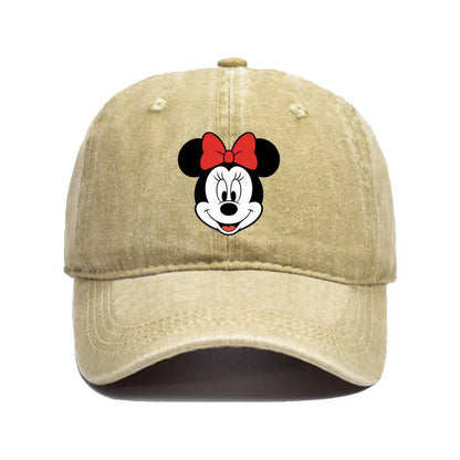 Cartoon Character Baseball Cap – Vintage Washed Unisex Hat
