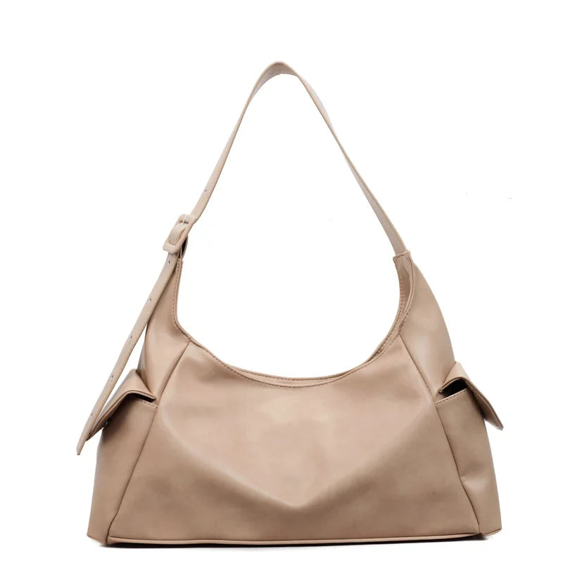 Casual Simple Large Capacity Shoulder Bag Winter Korean Version Temperament Tote Underarm