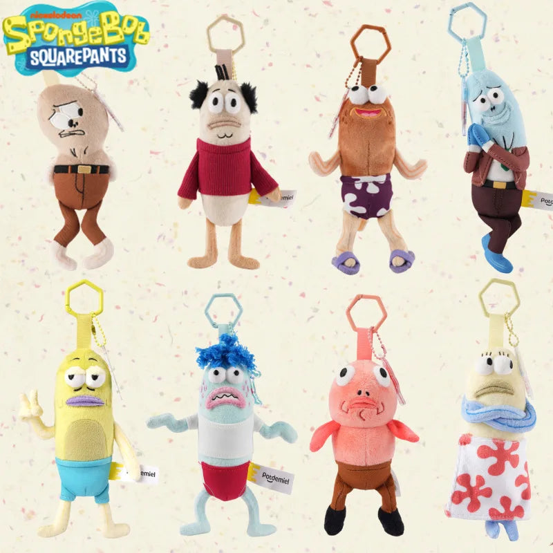 SpongeBob Plush Keychain – Bikini Bottom Character Toy