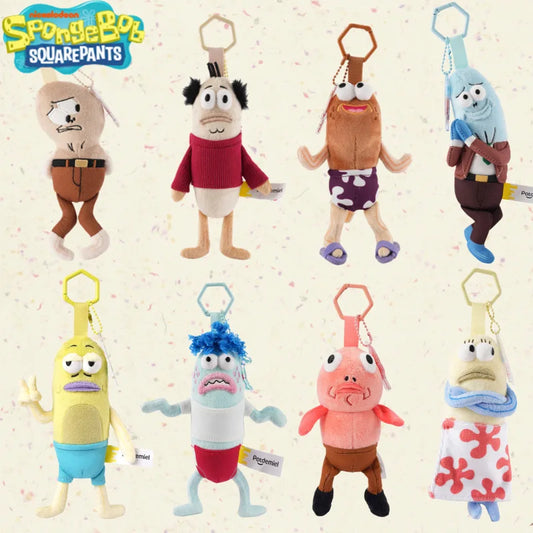 SpongeBob Plush Keychain – Bikini Bottom Character Toy