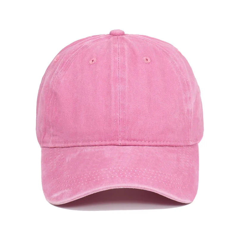Vintage Washed Baseball Cap – City Embroidery Unisex Dad Hat