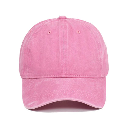 Vintage Washed Baseball Cap – City Embroidery Unisex Dad Hat