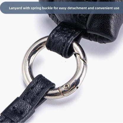Lanyard Neck Coin Purse – Korean Style Mini Wallet with Wrist Strap