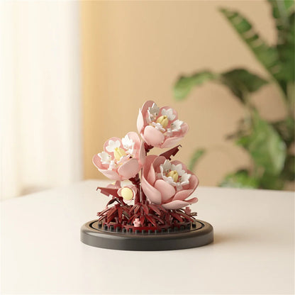 Eternal Flower Micro Building Blocks Bonsai – Home Decor Set