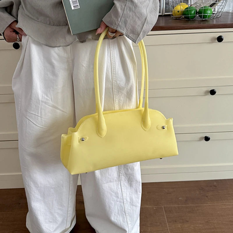 Transparent Jelly Handbag Candy Color Tote Bag Korean Zipper Waterproof Shoulder Women Summer Casual