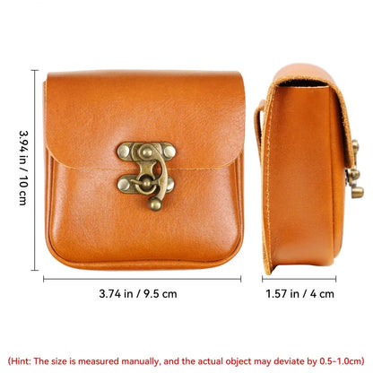 Genuine Leather Belt Bag Waist Pouch for Men