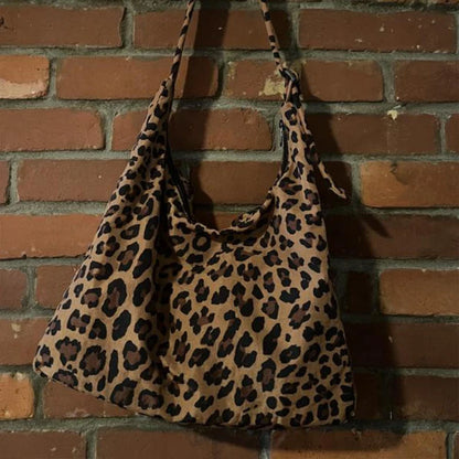 Printed Nylon Shoulder Tote Bag – Women's Large Capacity Handbag