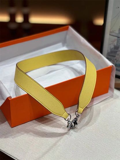 Wide Genuine Leather Bag Strap Replacement for Women