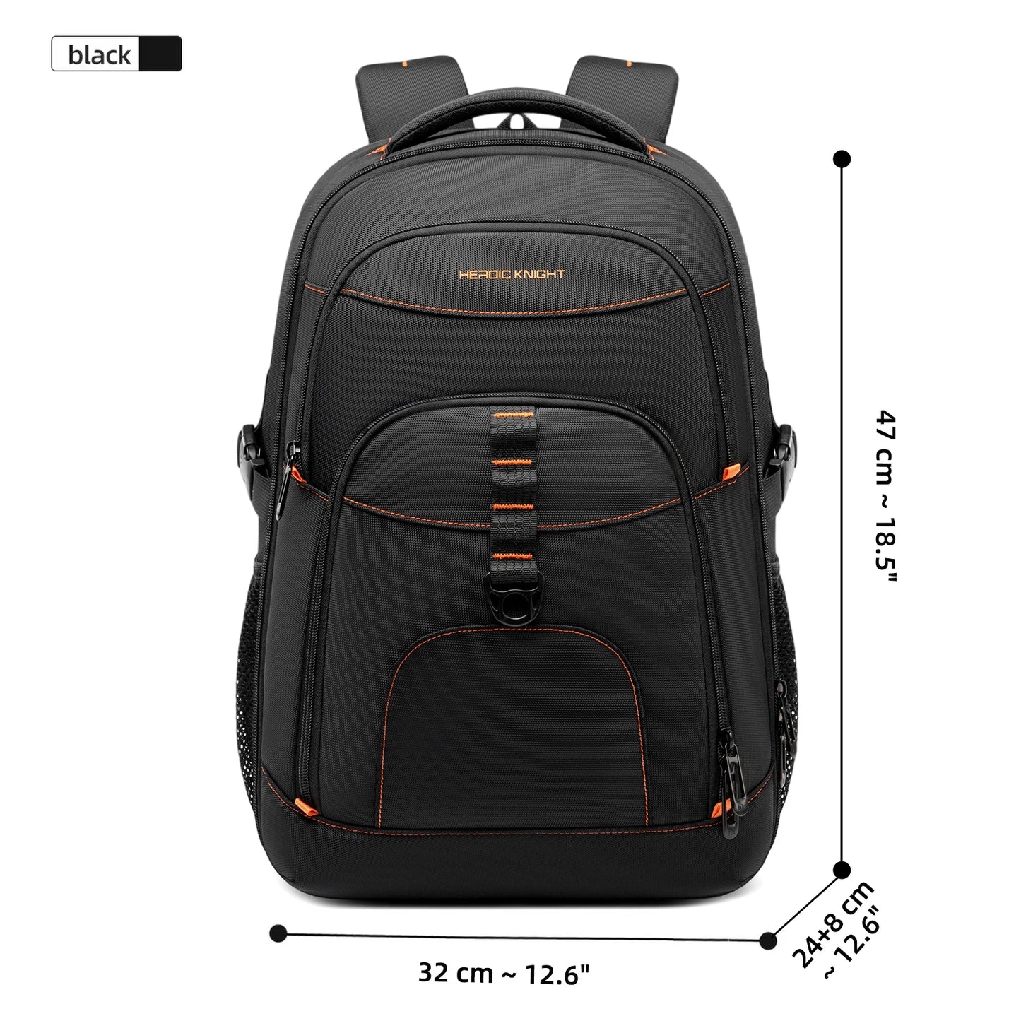 Large Capacity Travel Backpack for Men – Water-Repellent 17.3" Laptop Bag