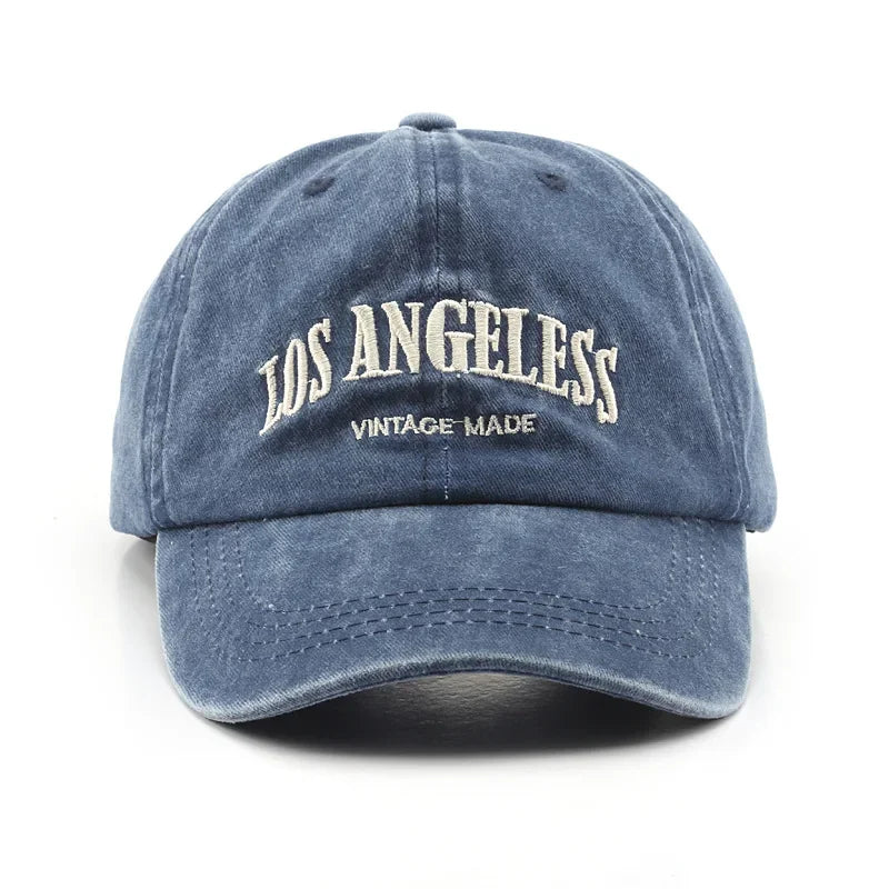 Embroidered Cotton Baseball Cap – Unisex Retro Snapback Hat
