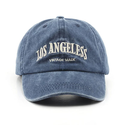 Embroidered Cotton Baseball Cap – Unisex Retro Snapback Hat