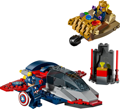 LEGO Marvel 76319 Captain America vs. Thanos Building Set