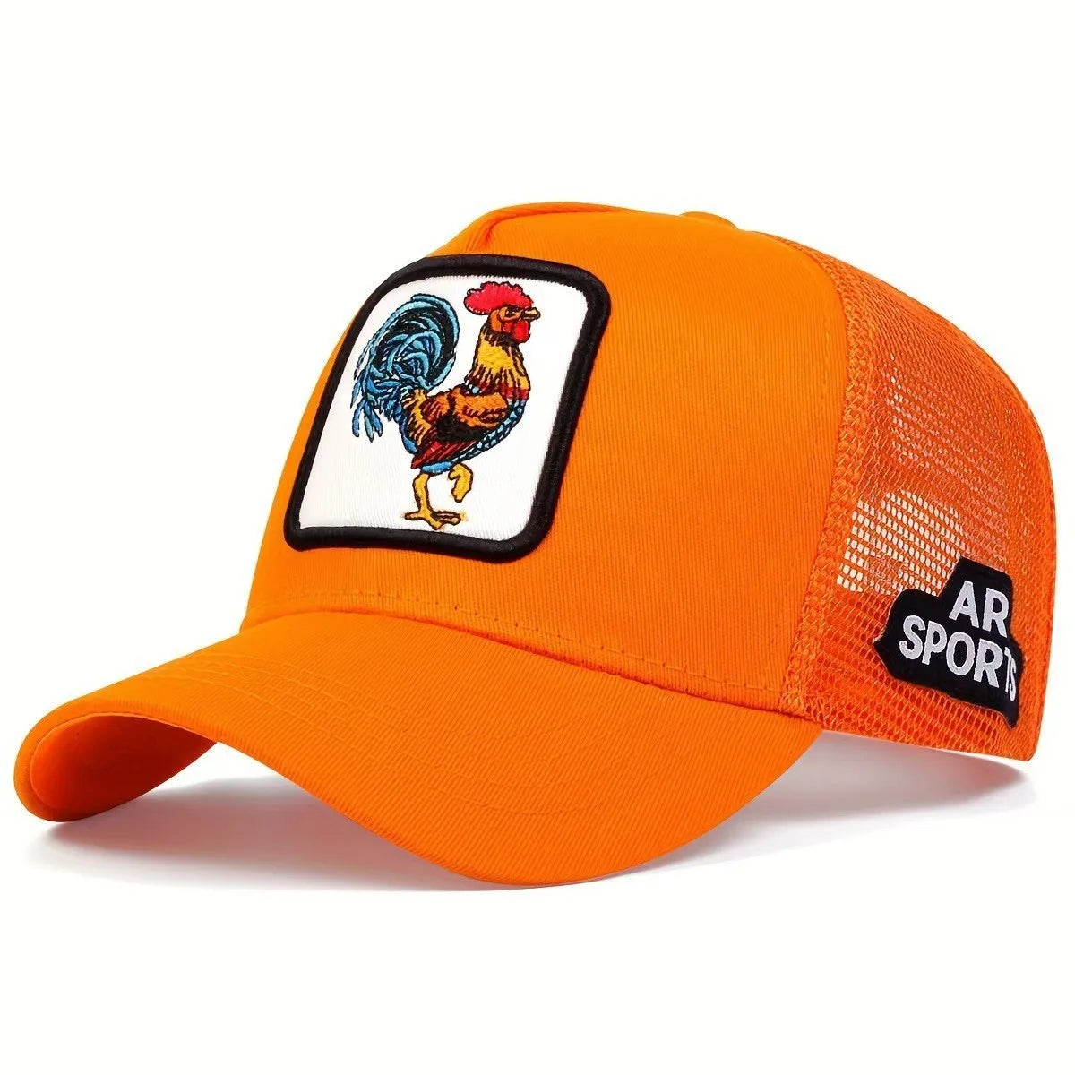 Cute Animal Embroidery Trucker Cap – Mesh Baseball Hat