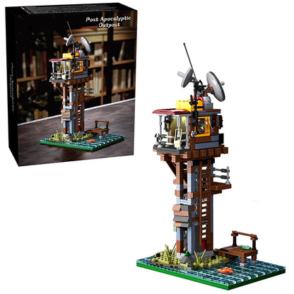 Post-Apocalyptic Outpost Tower MOC Building Blocks Set