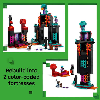 LEGO Minecraft 21279 The Enderman Tower Building Set 867pcs
