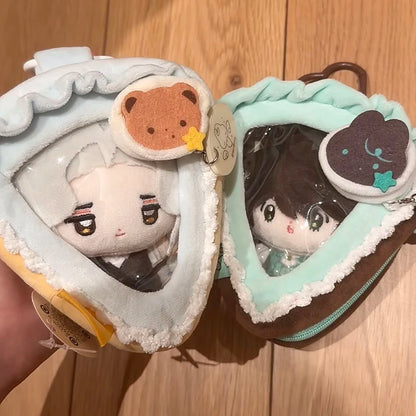 Cake Slice Plush Coin Purse – Kawaii Doll Display Bag