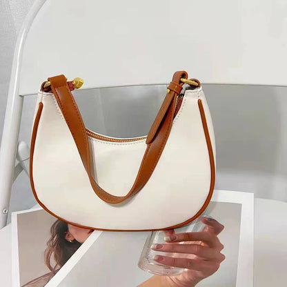 Saddle Shoulder Bag – Women's PU Leather Underarm Clutch Purse