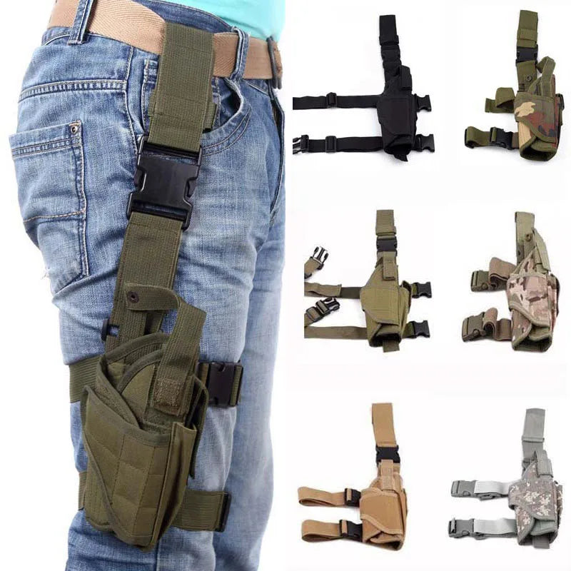 Tactical Leg Holster – Universal Nylon Pistol Holster with Adjustable Strap