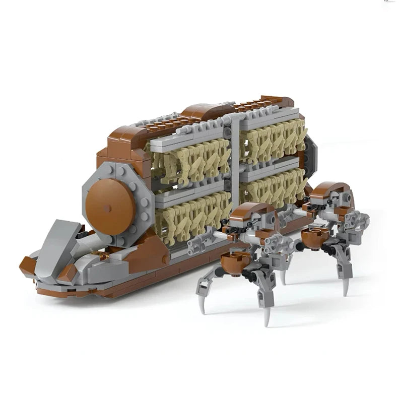 Droid Carrier Building Blocks Set with Battle Droids