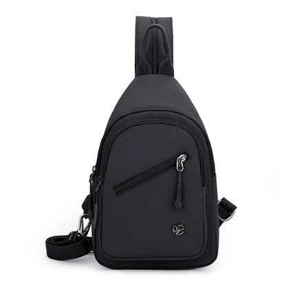 Women's Waterproof Nylon Sling Chest Bag – Lightweight Crossbody Shoulder Bag