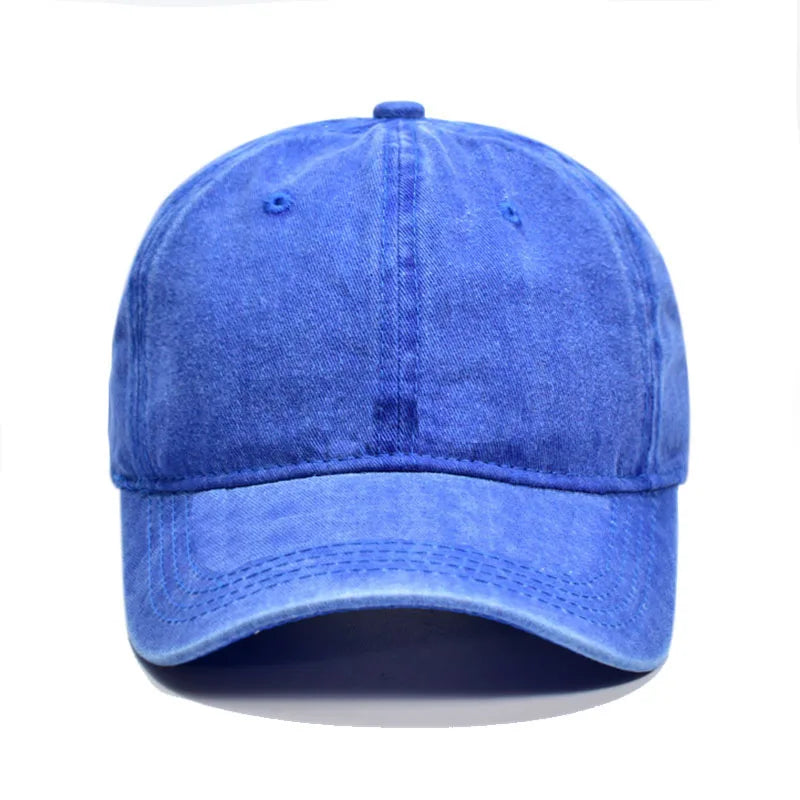 Vintage Washed Baseball Cap – City Embroidery Unisex Dad Hat