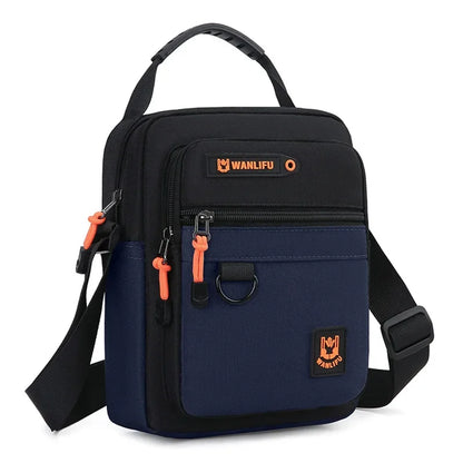 Men's Oxford Messenger Shoulder Bag – Lightweight Crossbody Purse