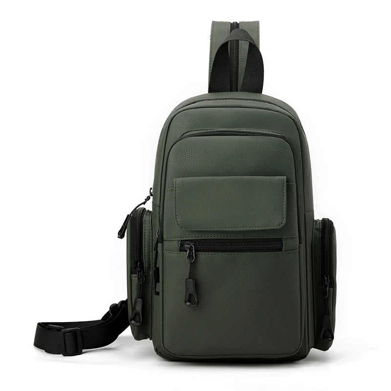 Crossbody Sling Bag for Men – Multi-Pocket Chest Pack