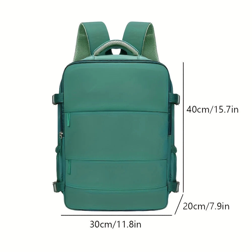 Expandable Travel Backpack with Laptop Compartment – Carry-On Business Bag