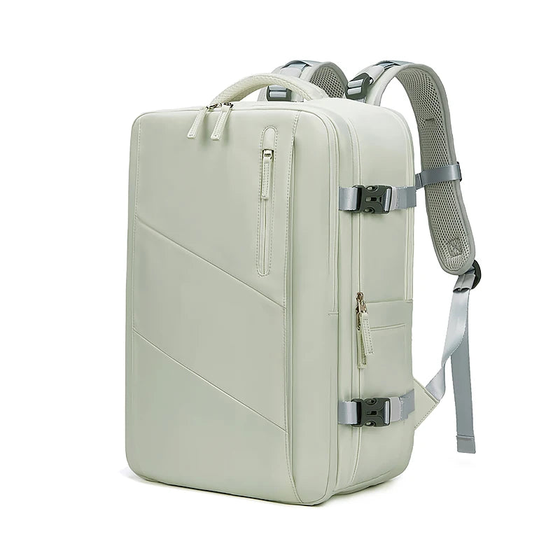 Women's Travel Backpack – 16" Laptop, USB Charging, Waterproof