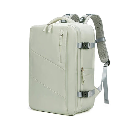Women's Travel Backpack – 16" Laptop, USB Charging, Waterproof