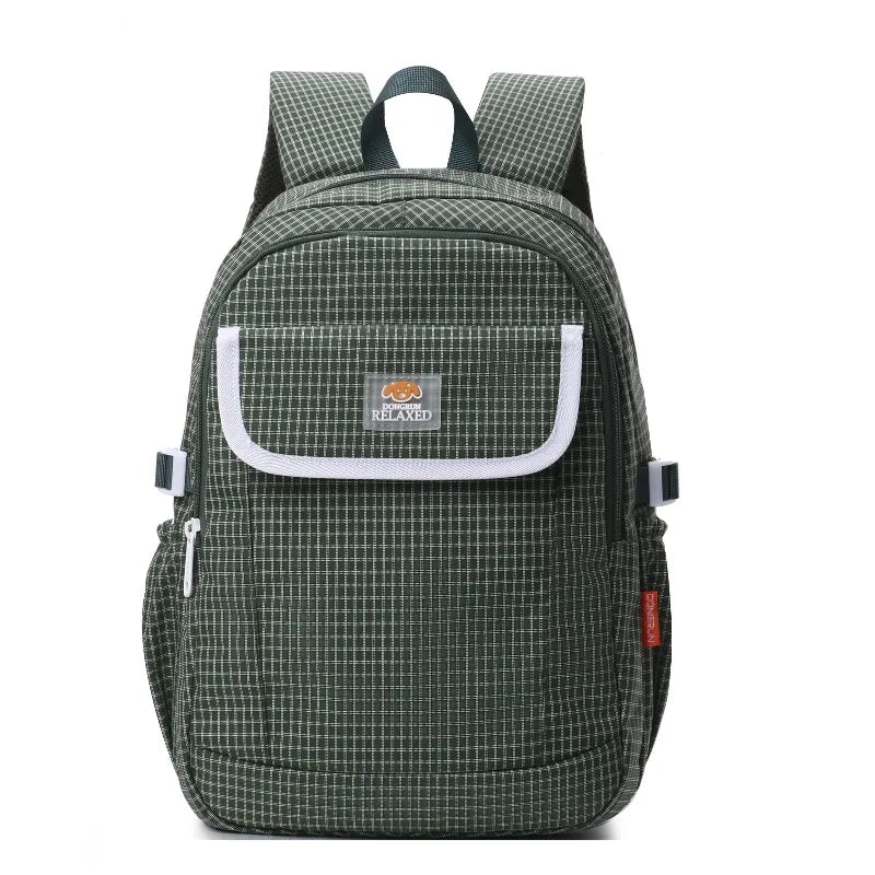 Nylon Women Backpack – Large Capacity Water-Resistant School & Travel Bag
