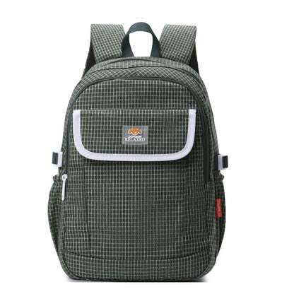 Nylon Women Backpack – Large Capacity Water-Resistant School & Travel Bag