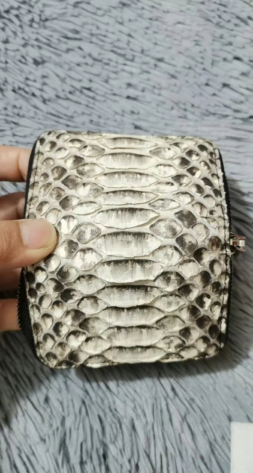 Snake Leather Card Holder Wallet – Multi-Slot, Unisex